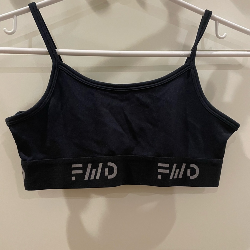 FWD Kids Black Sports Bra